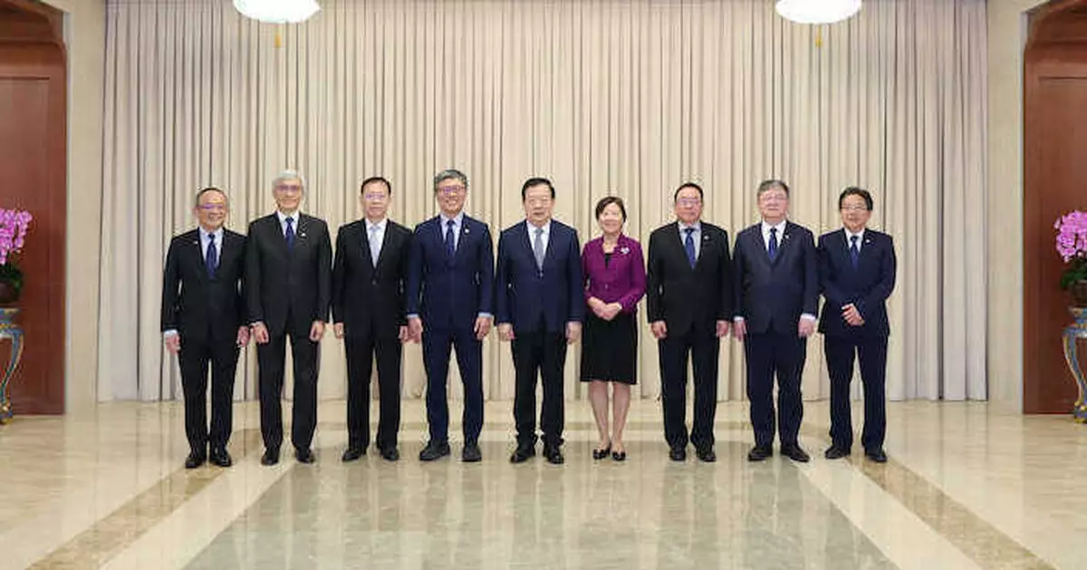 夏寶龍會見科大沈向洋及葉玉如 冀支持行政長官依法施政積極參與北都建設