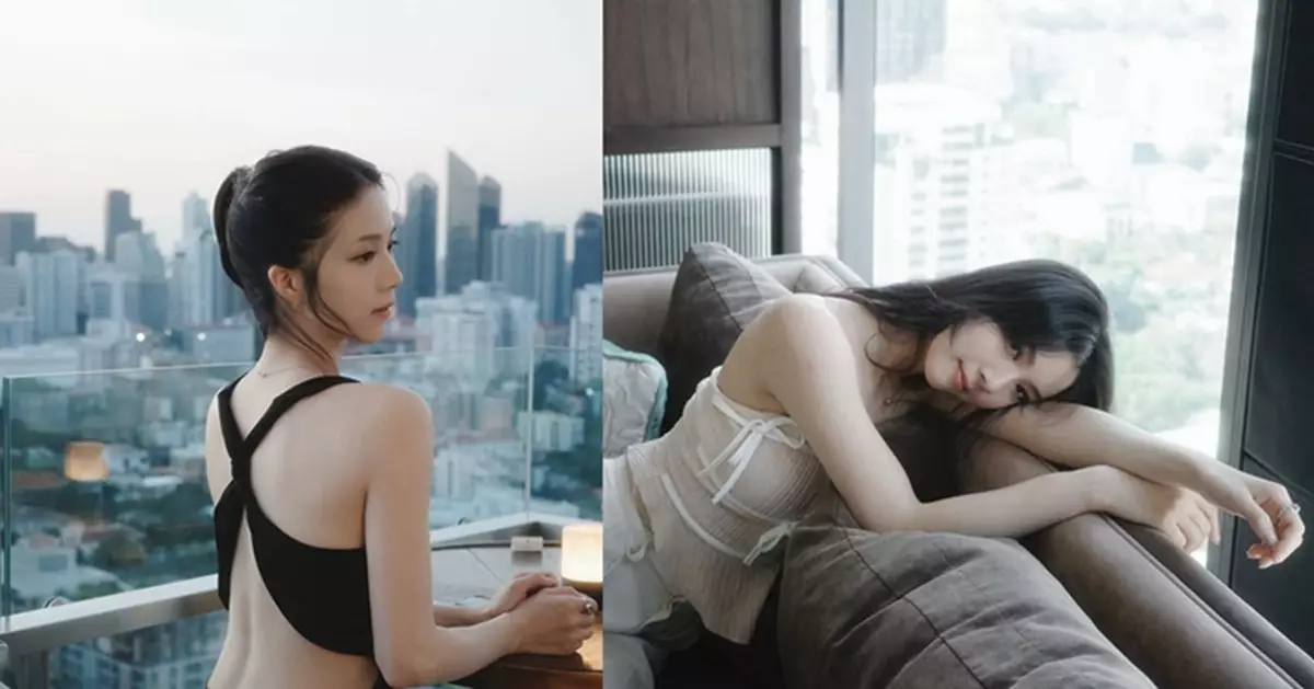 陳曉華與好姊妹歎美食  騷香肩玉背仙氣十足
