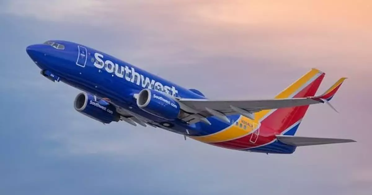 美國西南航空客機起飛後接警報 短時間內爬升及急降兩人受傷