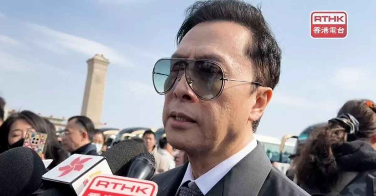 全國兩會｜甄子丹稱本港電影業需重新評估市場及題材