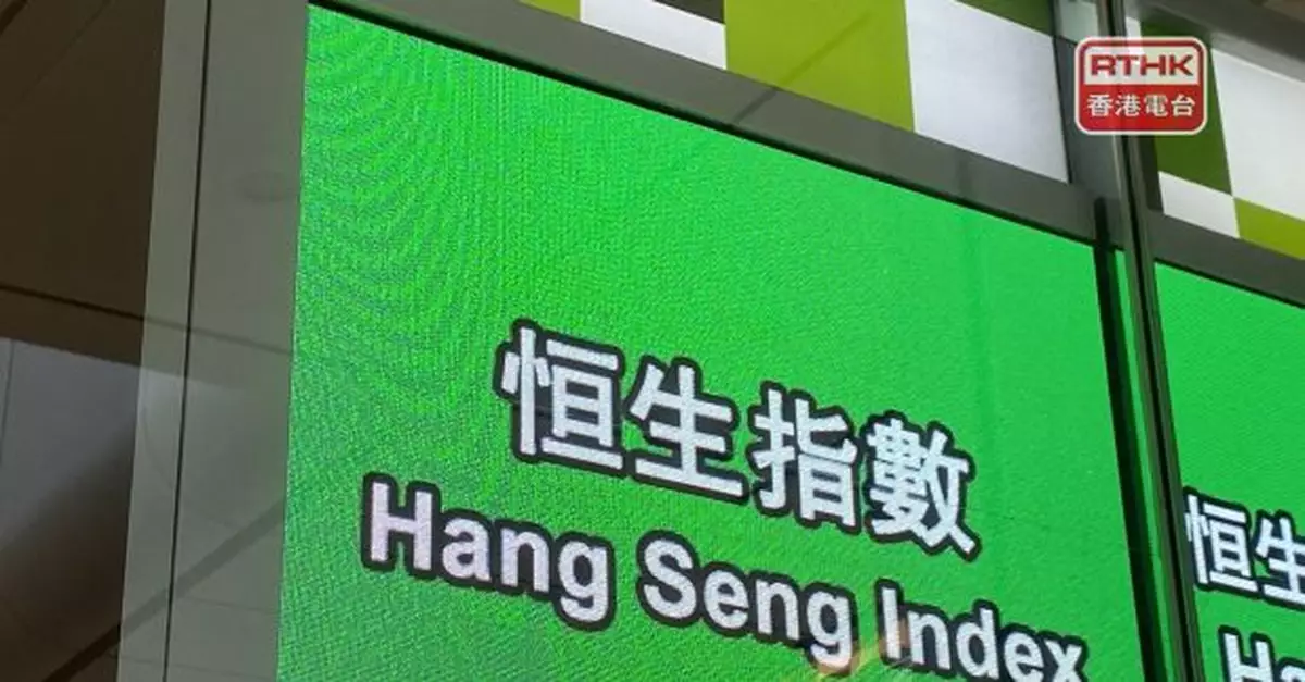 港股升幅擴大至逾500點　一度升穿24000點