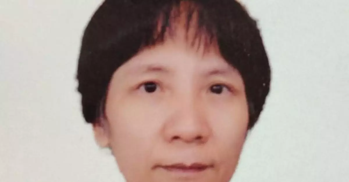 54歲女子李忠離開觀塘雲漢街住所後失蹤　警方呼籲提供消息