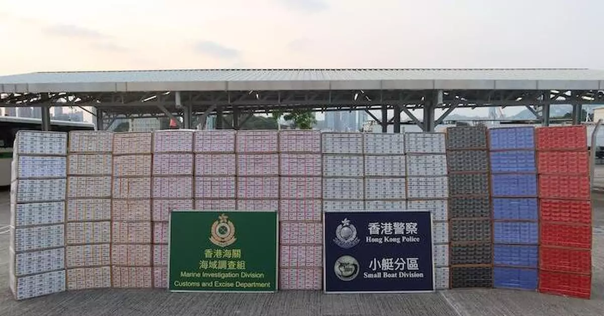 警方聯同海關薄扶林反走私 檢183箱懷疑私煙市值逾800萬元