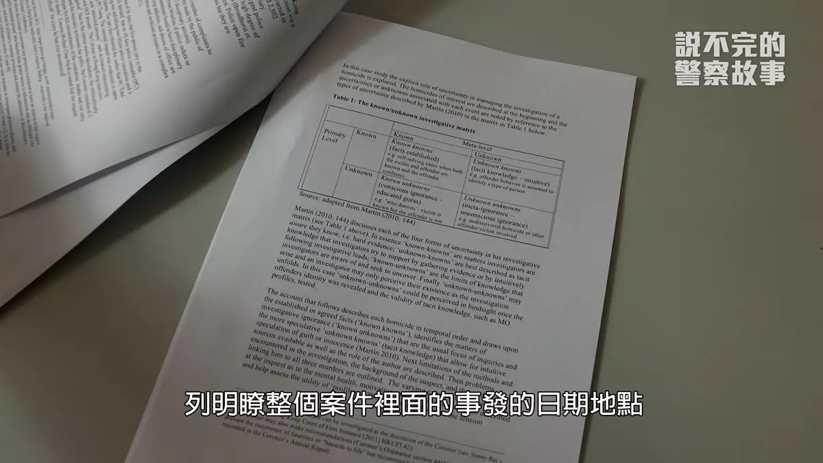 《説不完的警察故事》第二集亦引用犯罪心理學專家報告分析徐步高的的犯罪動機。