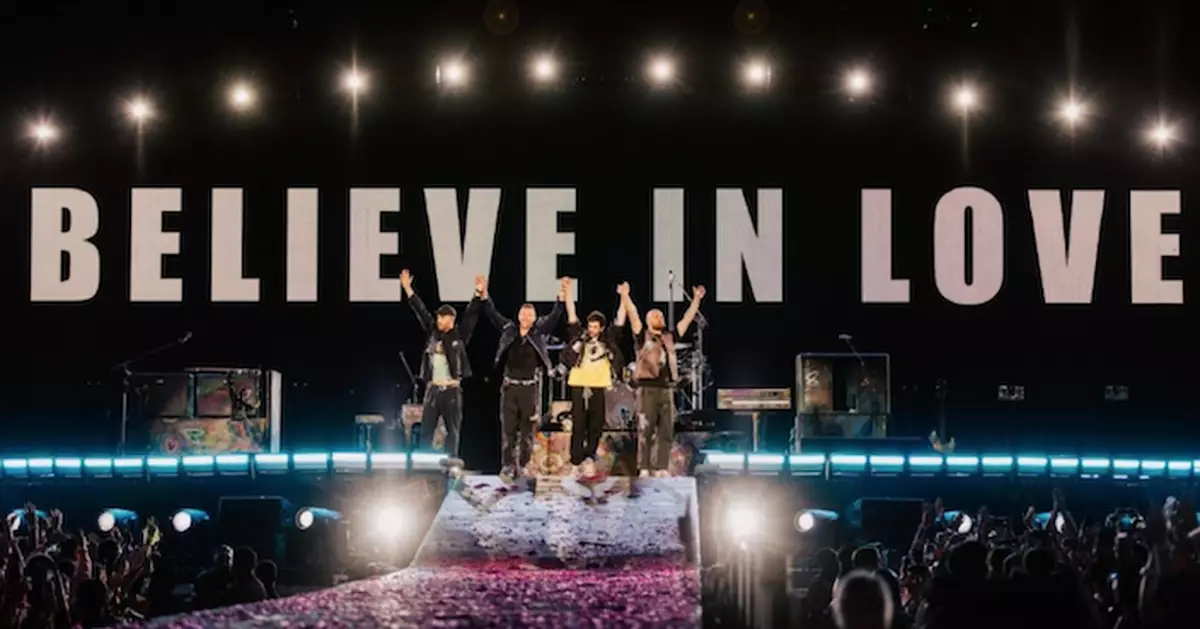 Coldplay4場演唱會結束入場人數共約20萬 啟德體育園指整體運作十分暢順