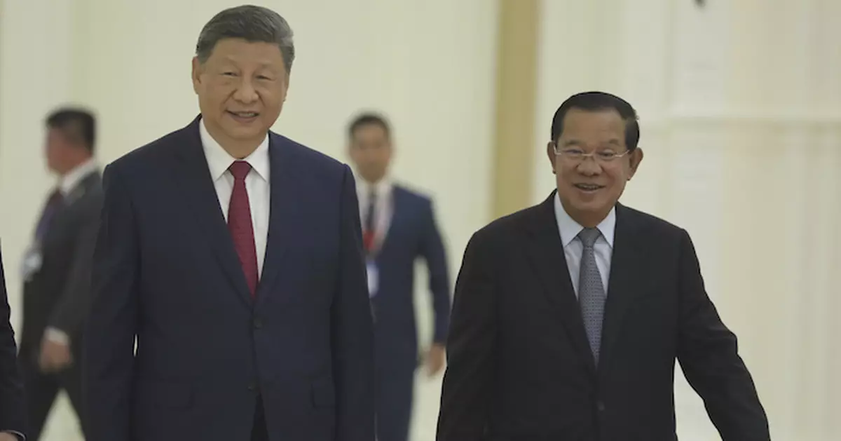 習近平柬埔寨會見洪森 稱單邊主義和霸權主義不得人心