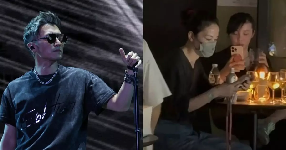 謝霆鋒演唱會2025｜王菲戴口罩驚喜現身撐場 聽《玉蝴蝶》陶醉起舞