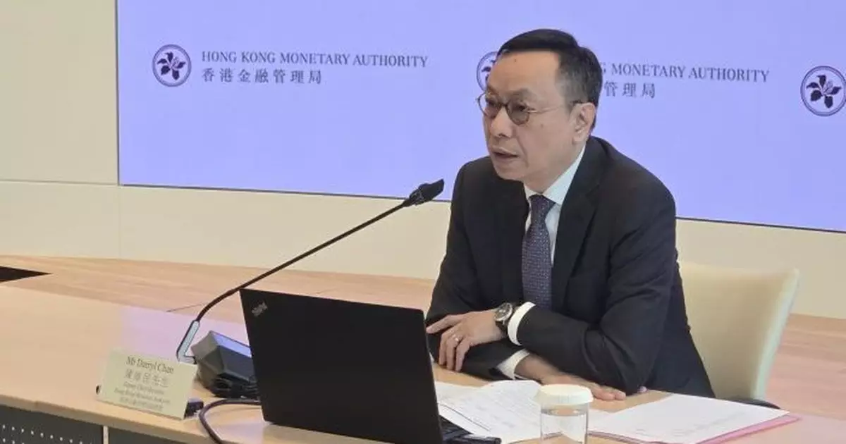金管局陳維民：港元流動性非常充足 股市雖有起伏但整體市場運作正常　