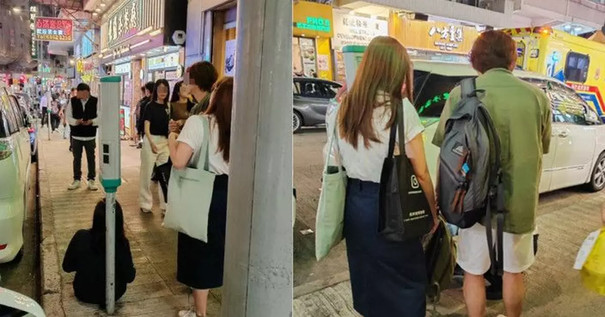 女子暈倒油麻地街頭獲熱心途人施援 小紅書男大讚：港人的善良刻在骨裏