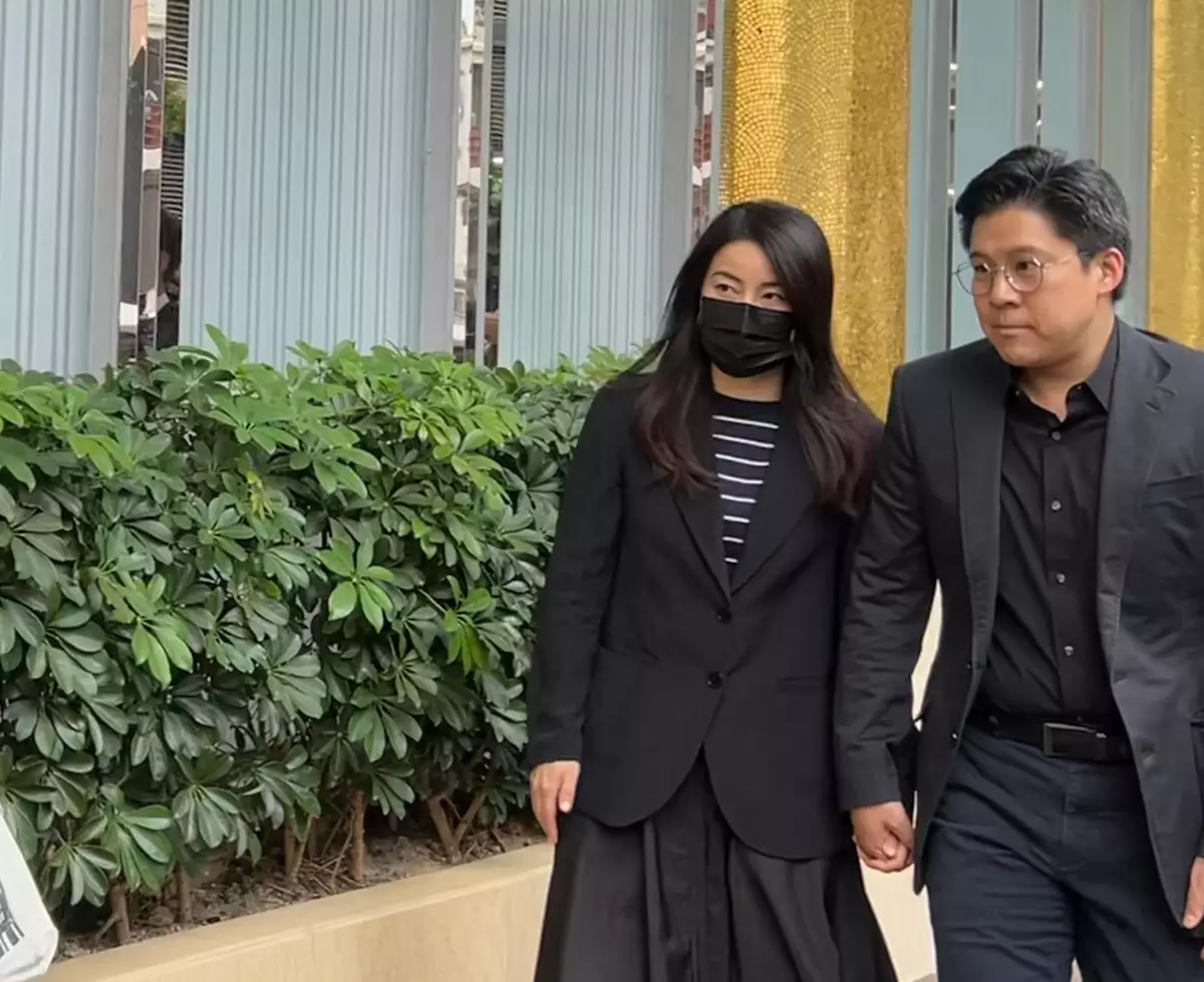 霍啟剛及郭晶晶。巴士的報記者攝