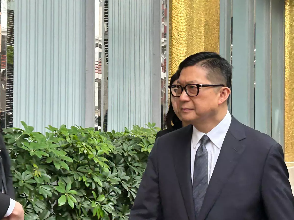 保安局局長鄧炳強。巴士的報記者攝
