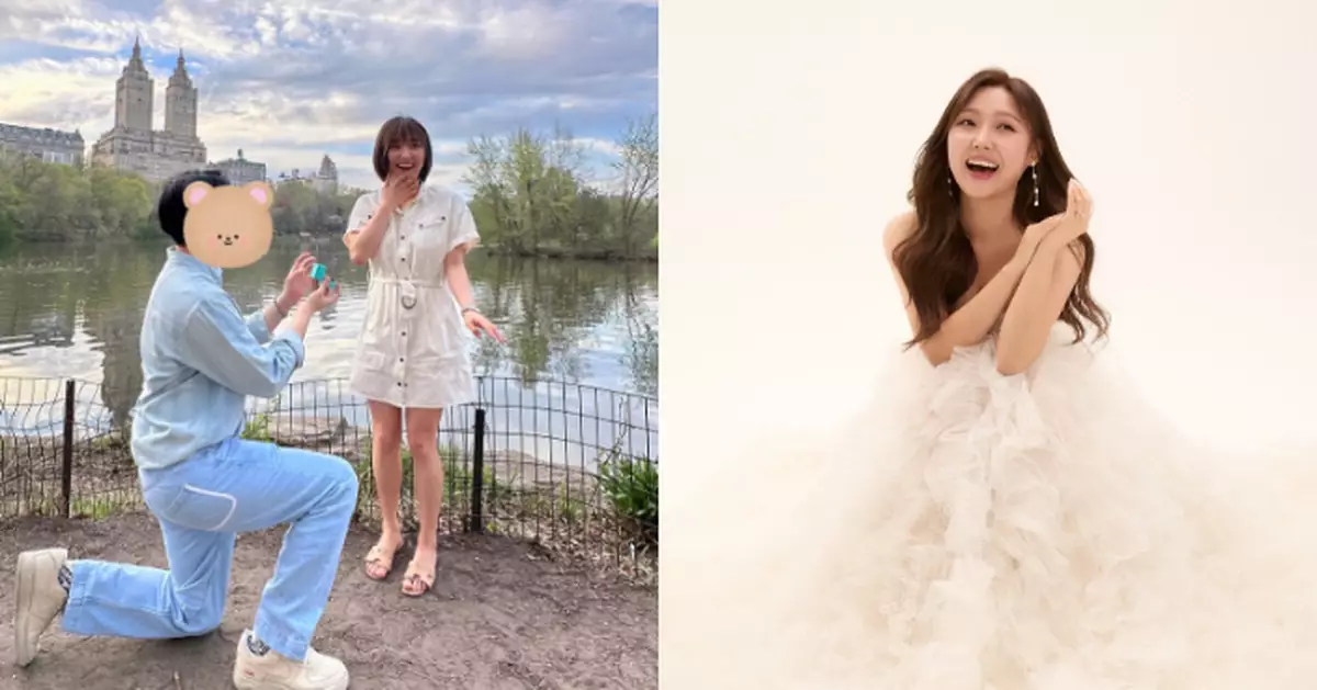 miss A前成員Min公開求婚畫面 6月披嫁衣結束7年長跑