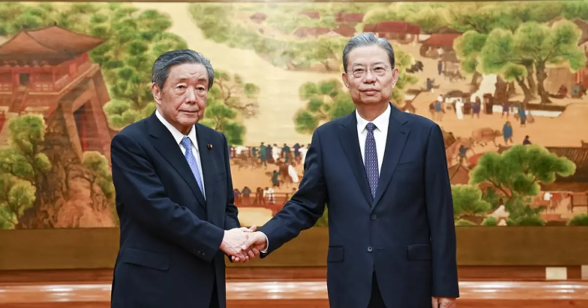 趙樂際晤森山裕　稱中方願同日方推動兩國關係行穩致遠