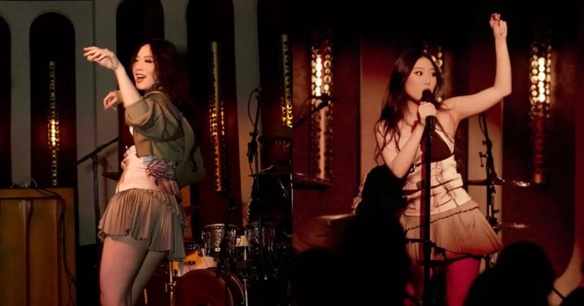 甄子丹愛女甄濟如打入美國市場 LA出道舞台又唱又扭High爆