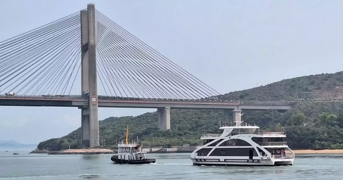 政府資助第二艘電動渡輪抵港 　料年中開始不載客試驗