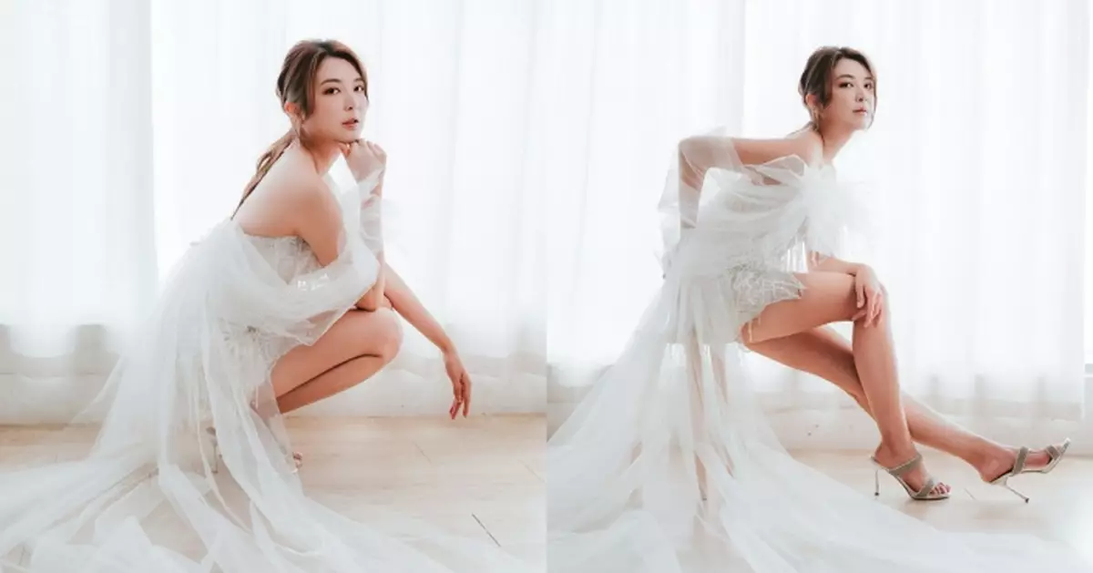 單文柔分享仙氣寫真展示美好身段 白滑美腿極吸睛