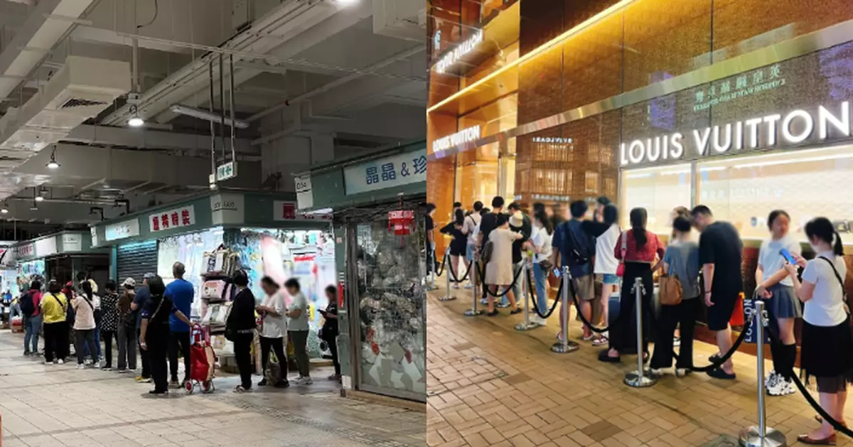 大埔街市「買餸界LV」   勁長人龍排隊買「呢」樣食材