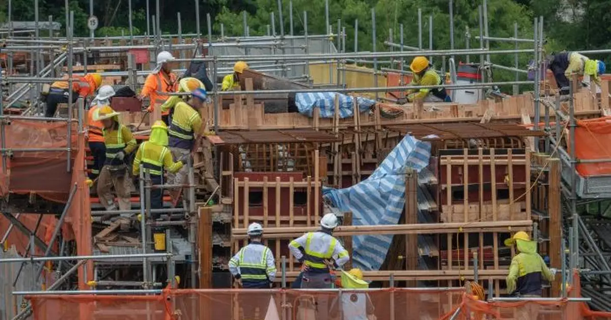 發展局：批出790個建造業輸入勞工名額　全屬工會確認人力短缺工種