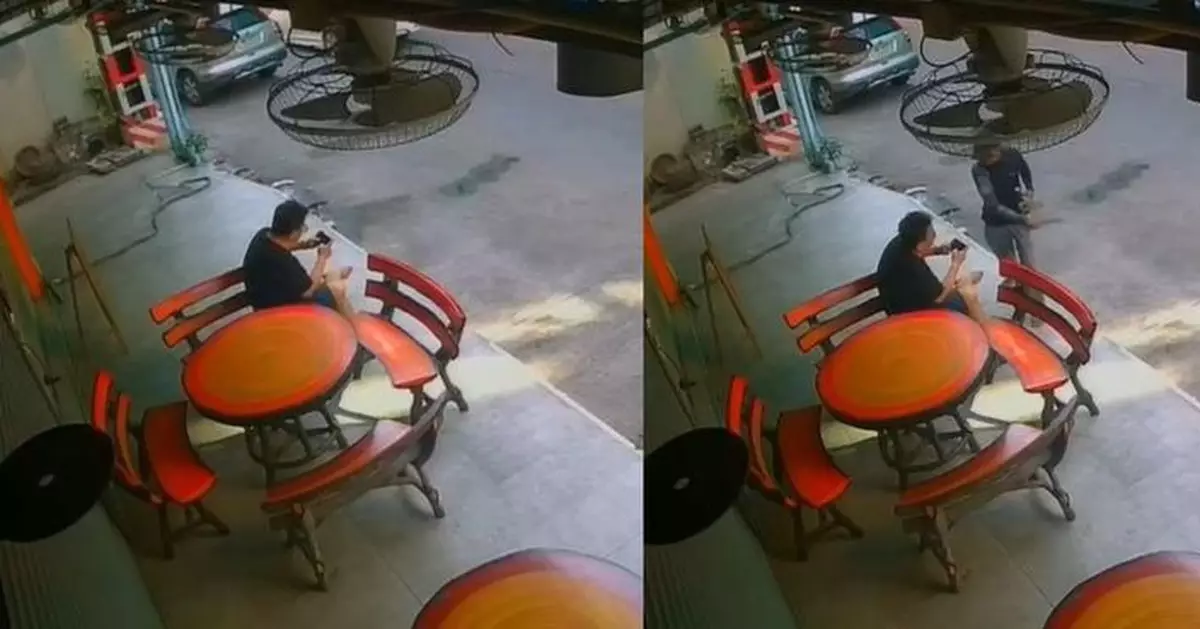 旅行小心！台男遊泰坐路邊睇手機 無辜遭陌生人棍棒爆頭濺血