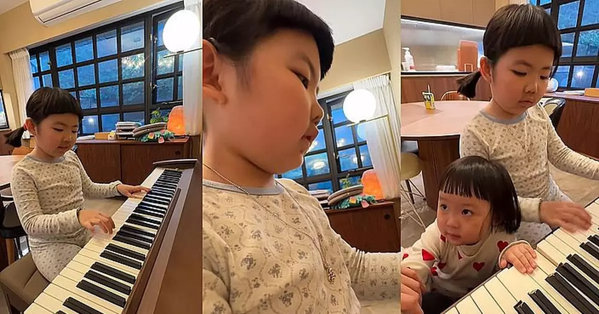 李元元Lucy兩天彈出Coldplay名曲 妹妹一直想熄家姐個琴