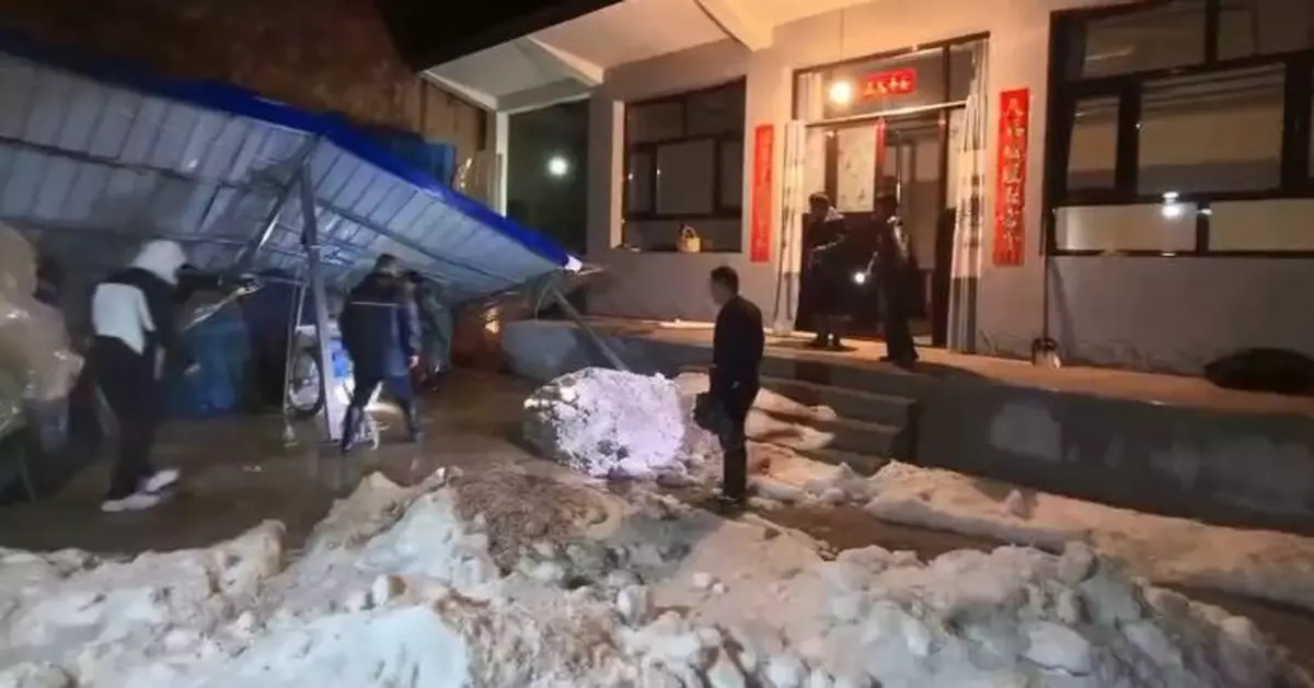 甘肅多地連日大雨　部份地區落冰雹農田受損