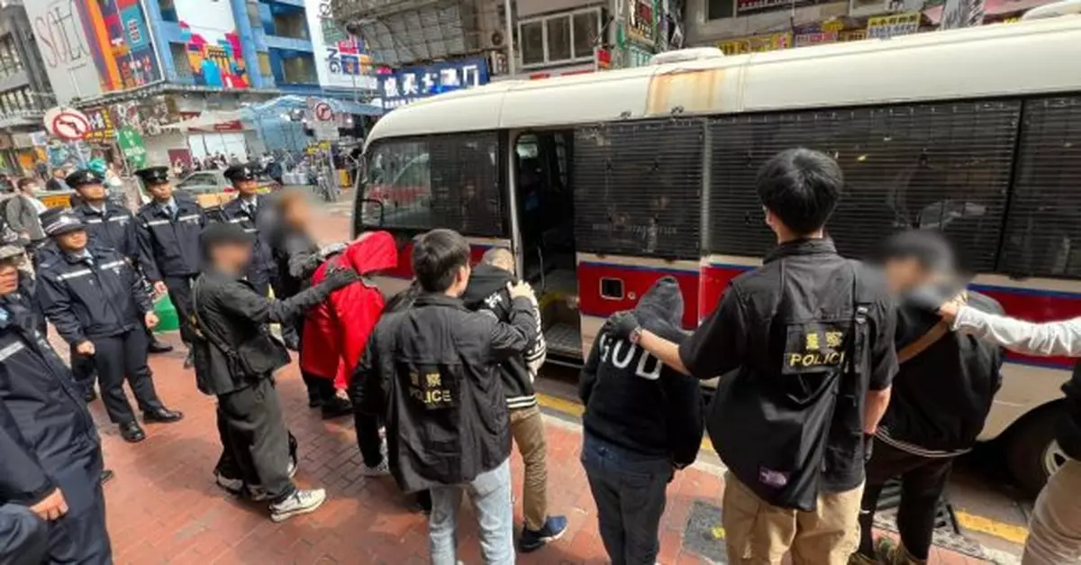 警方搗破毒窟、武器庫及偵破懷疑非法集結案　拘多名三合會人士