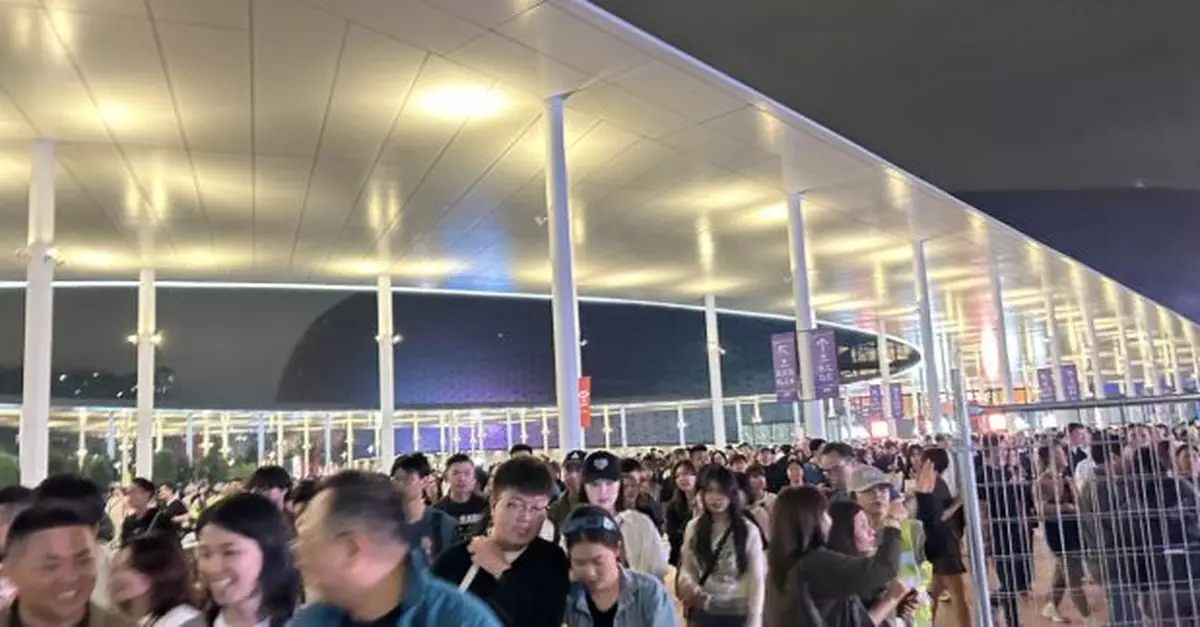 Coldplay演唱會完場後約一小時　全部觀眾大致離開園區