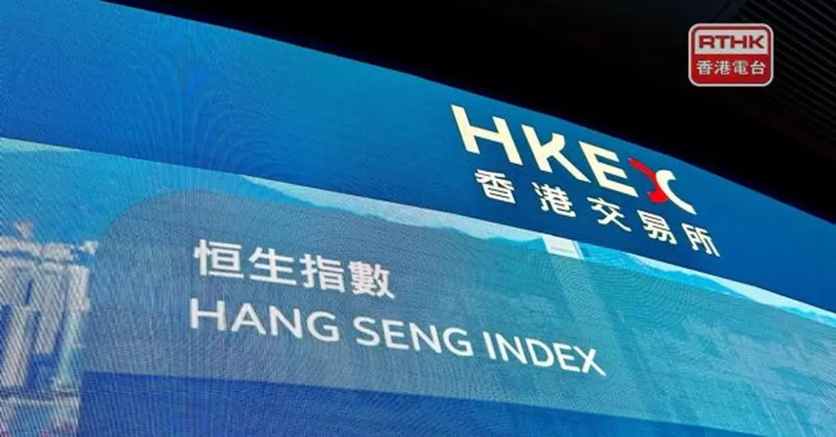 港股先低後高　收市升136點
