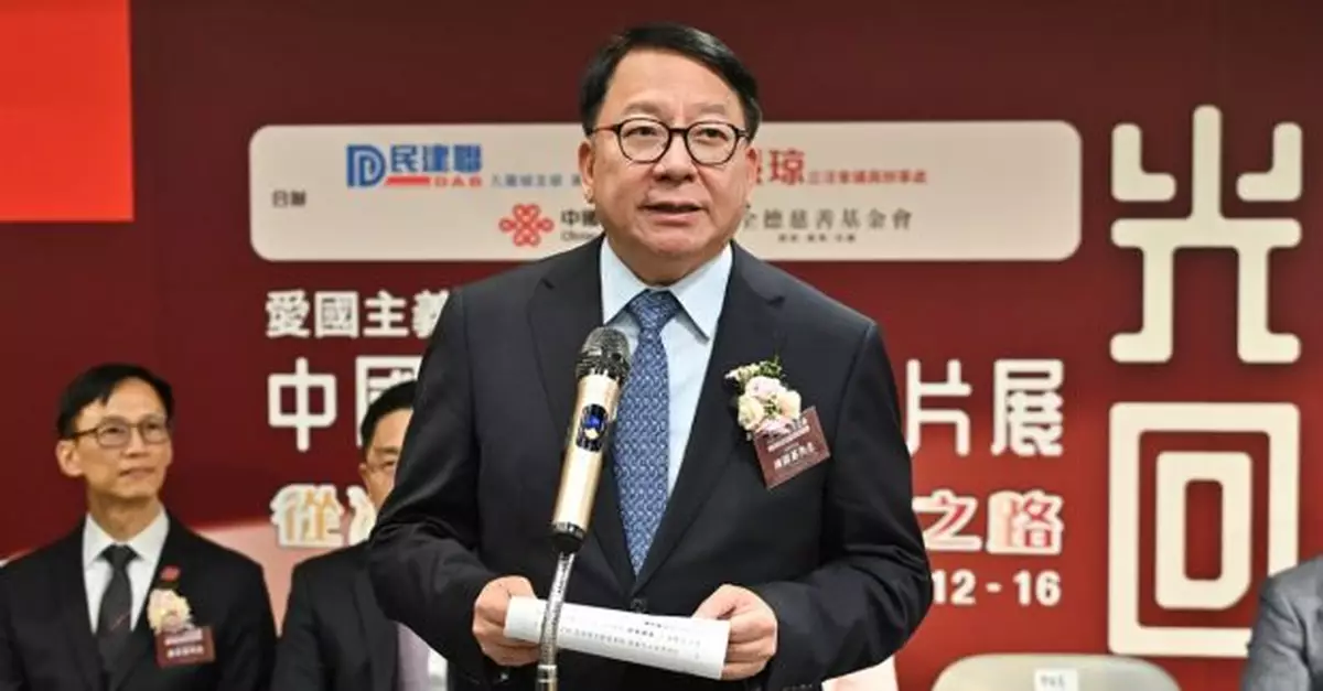 陳國基稱今年將推出不同宣傳推廣　在社會營造廣泛愛國氣氛