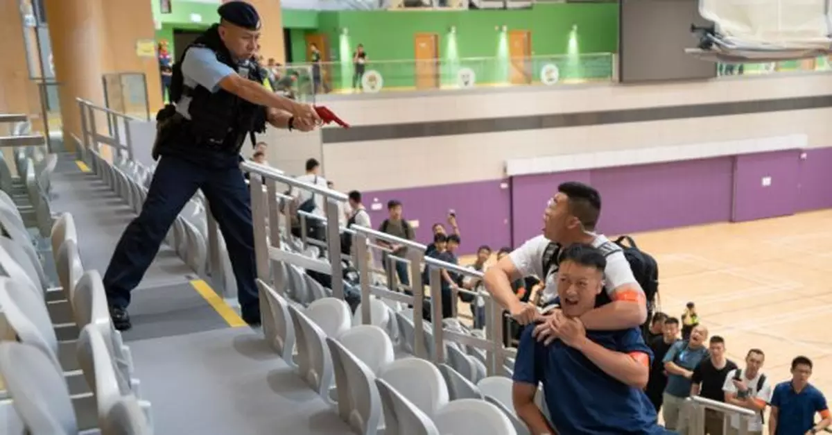 多部門聯合演習模擬全運賽事期間嚴重事故　警方稱緊密聯繫持份者