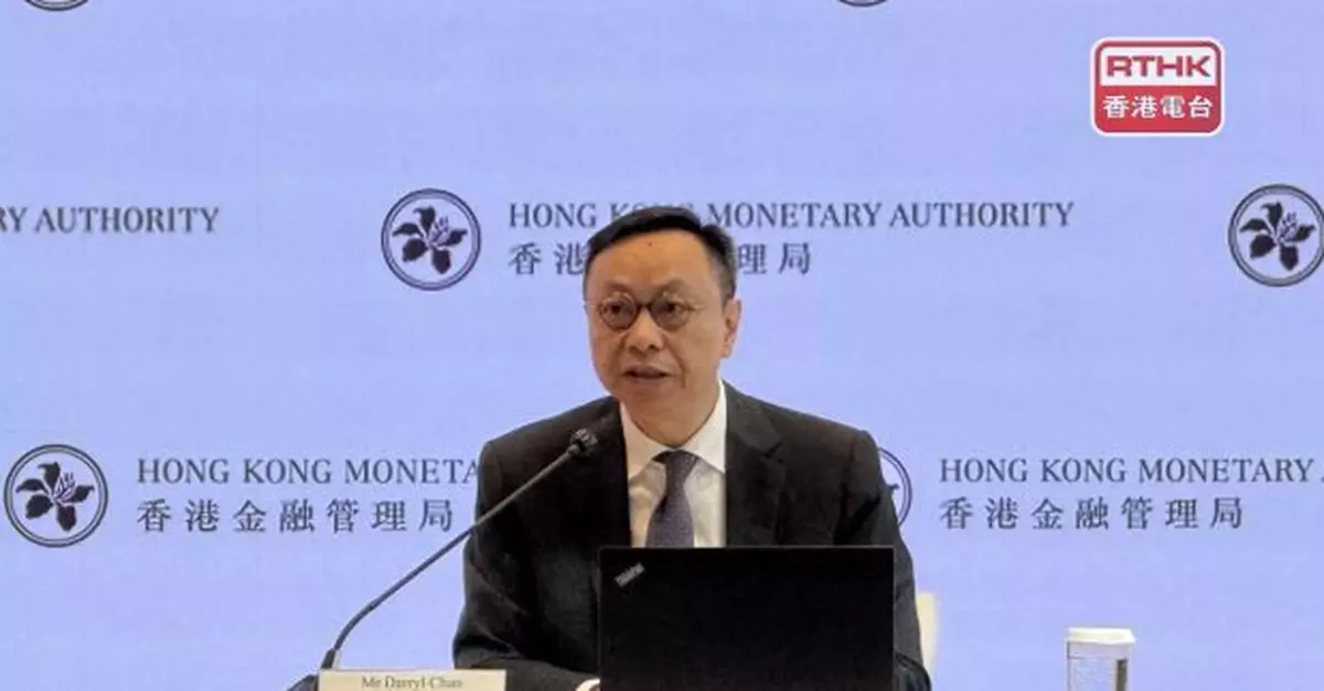 金管局陳維民：香港金融市場運作正常　港元流動性非常充足