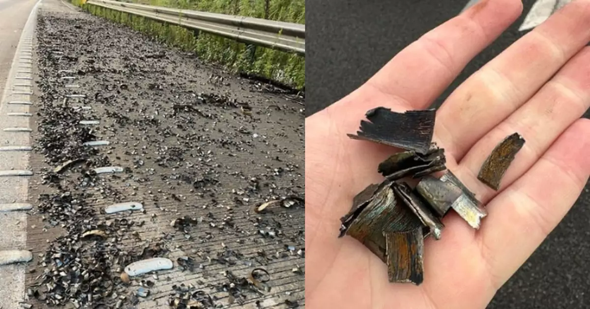 悉尼貨車行30公里狂掉金屬碎片 300汽車輪胎受損主幹道癱瘓10小時