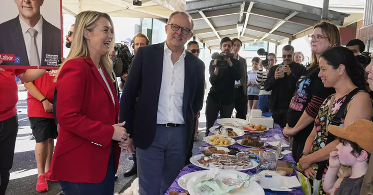 澳洲聯邦選舉投票開始　總理阿爾巴內塞爭取連任