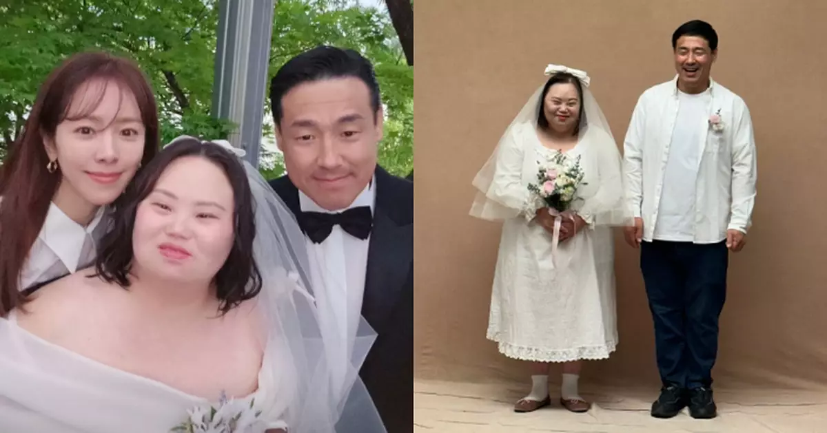 《藍調》鄭恩惠舉行婚禮 韓志旼、金宇彬等同劇演員到場祝福