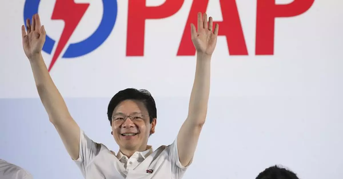 新加坡執政人民行動黨勝出選舉 黃循財感謝國民給予清晰有力委託