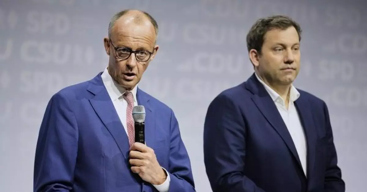 德國聯盟黨與社民黨簽署協議聯合執政 　默茨料最快周二成新任總理