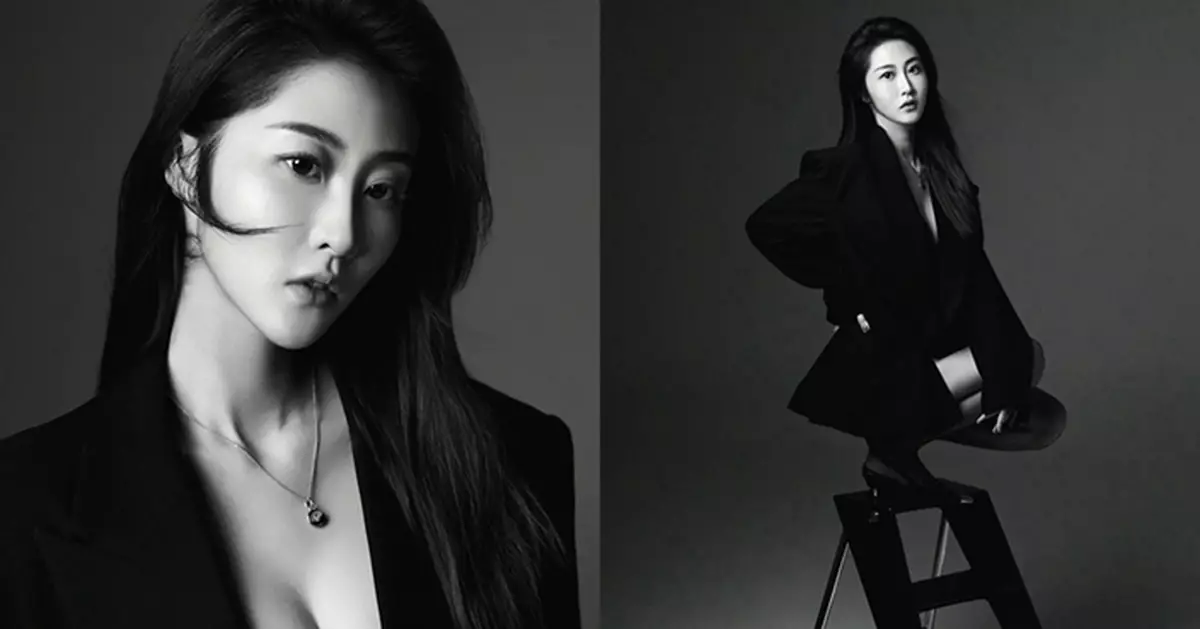 陳曉彤解放黑白魅惑  半裸藝術照狂曬健身成果