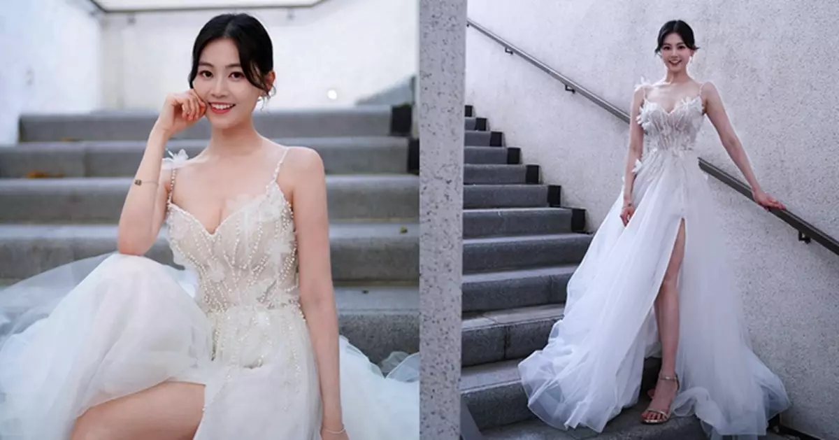 白紗高衩腿精出巡  郭柏妍仙氣炸裂