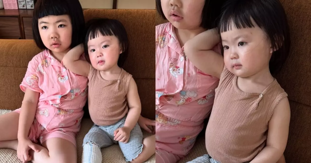 李璨琛2歲細女Sucy骨裂行動被「封印」 食肥咗圓碌碌肚腩仔現形