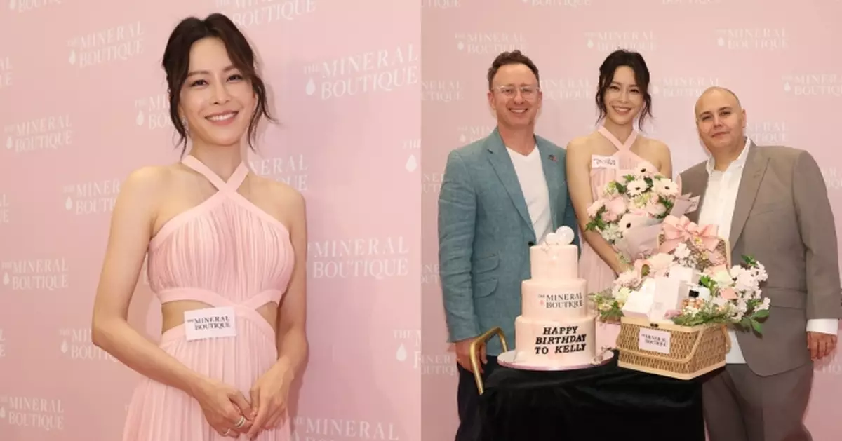 張曦雯為旗艦店揭幕分享獨特護膚心得 獲護膚品牌送驚喜預祝生日