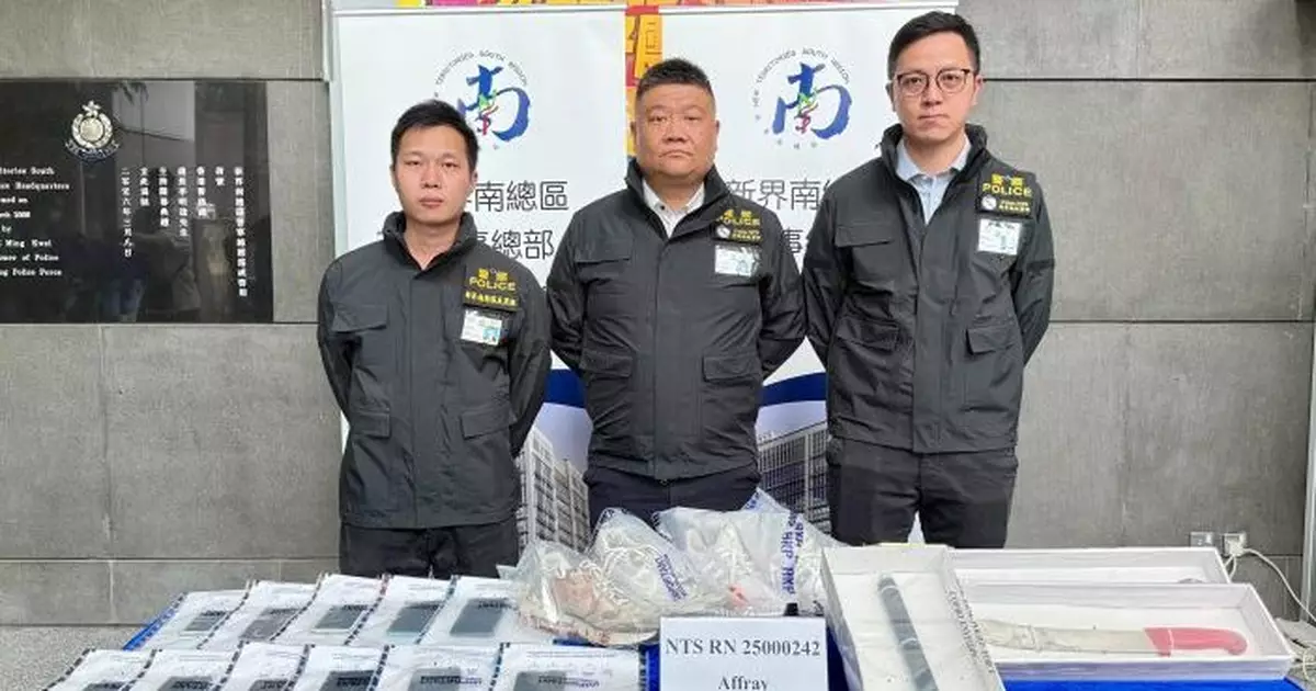 警拘14黑漢涉東涌毆鬥案 「犁庭掃穴」反黑行動另拘8人