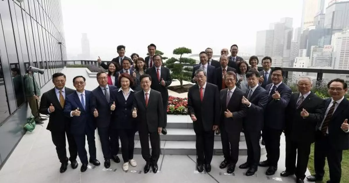 李家超出席立會擴建竣工儀式  稱政府會繼續鞏固行政立法關係