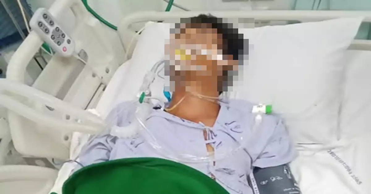 泰18歲青年被蛇咬傷 疑醫院治療不當陷昏迷入ICU