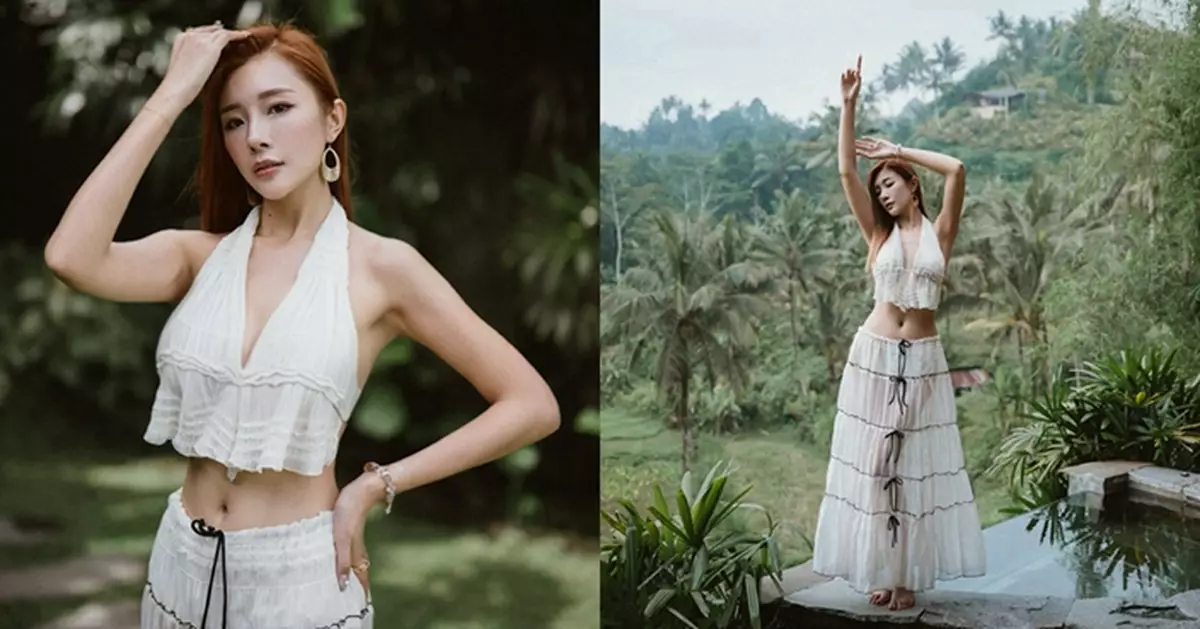 梁允瑜峇里島放送隱藏版福利 透視紗裙下的絕對領域