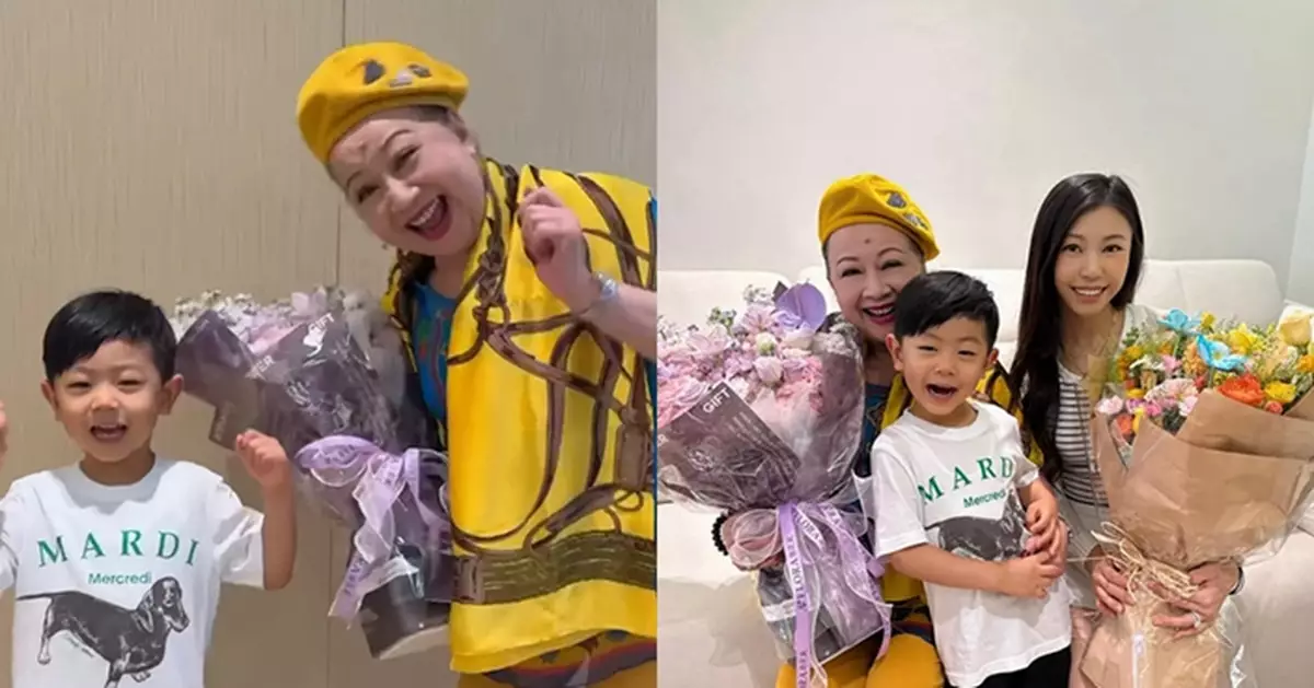 家燕姐三代同堂甜到漏  73歲收母親節驚喜孫仔氹功超強勁