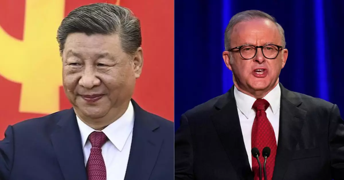 習近平致電賀阿爾巴內塞當選連任澳洲總理