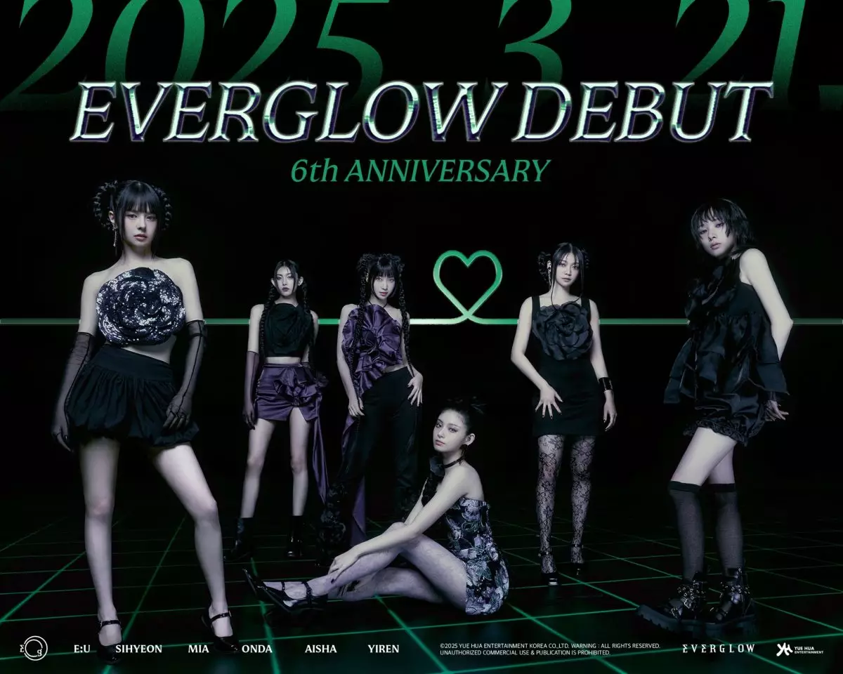 EVERGLOW出道至今6年。EVERGLOW官方X圖片