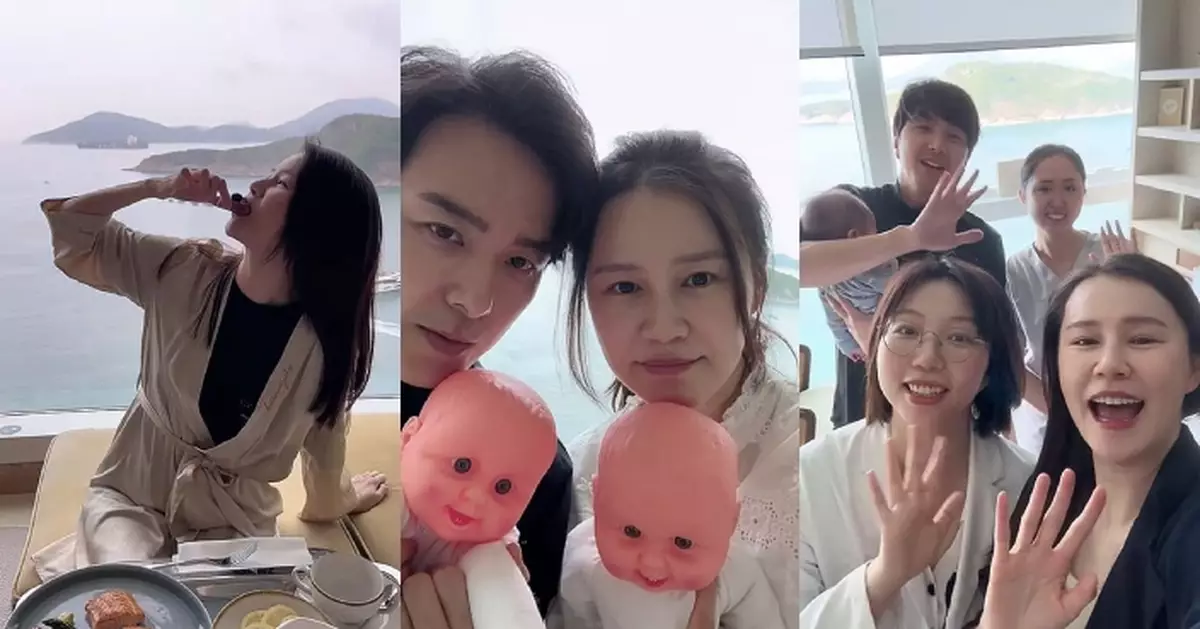 黃翠如分享月子中心chill爆生活 與囝囝一同健康成長