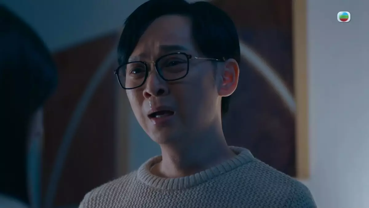 鄧智堅呢幕喊戲,完全演活咗小男人之痛。