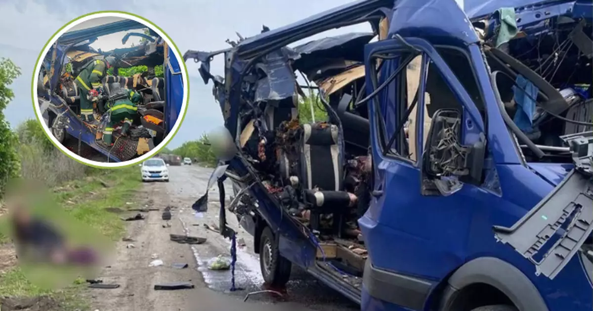 烏克蘭﹕俄無人機襲民用巴士9死7傷 俄方稱襲軍事集結區